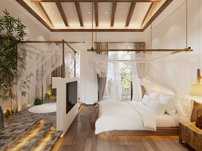 中式民宿酒店客房