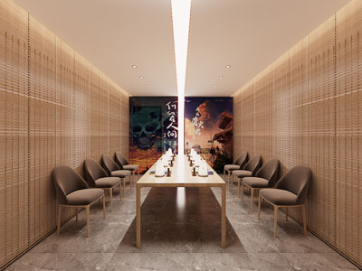 新中式会议室