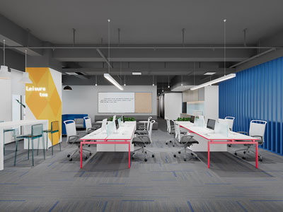 工业loft公共办公区