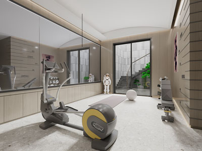 现代健身室