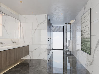 现代公共卫生间