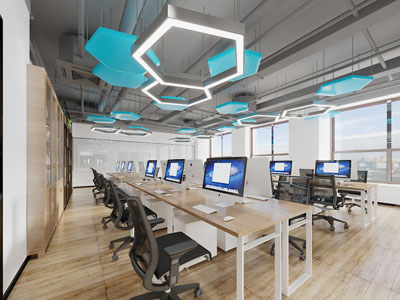 工业loft公共办公区