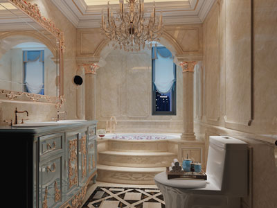 欧式酒店卫浴间