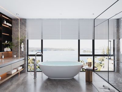 现代卫浴间、洗手间