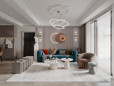 现代轻奢客厅