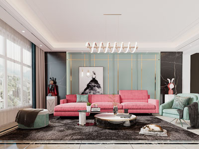 现代轻奢客厅