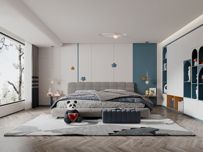 现代卧室、儿童房