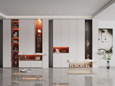 现代装饰柜、鞋柜