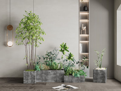 侘寂风景观园艺小品