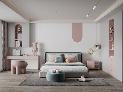 现代儿童房卧室