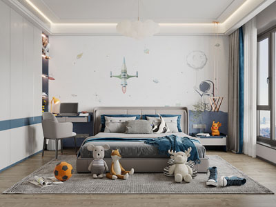 现代卧室儿童房