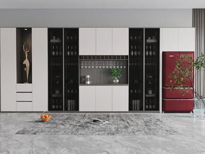 现代酒柜
