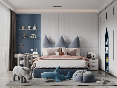 现代卧室儿童房