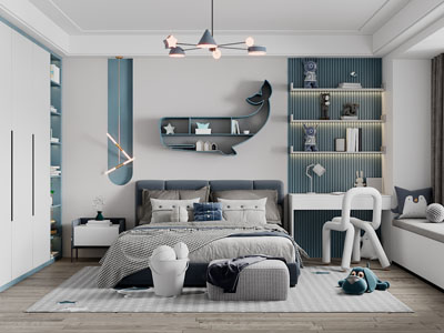 现代卧室儿童房