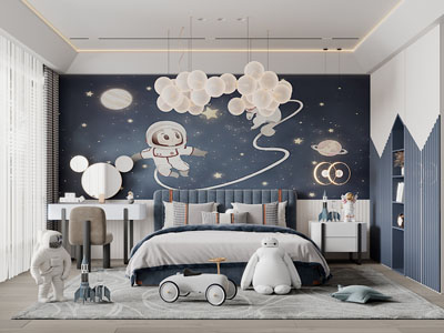 现代卧室儿童房