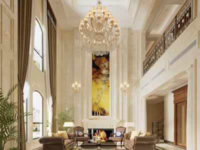 欧式别墅客厅
