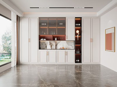 新中式餐厅酒柜