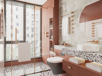 现代轻奢洗手间卫浴间