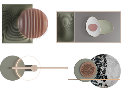 新中式墙饰挂件