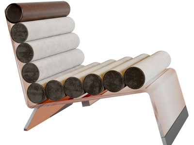 侘寂风休闲椅子