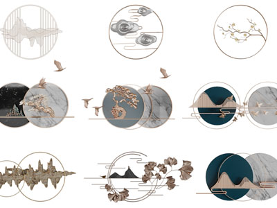 新中式墙饰挂件