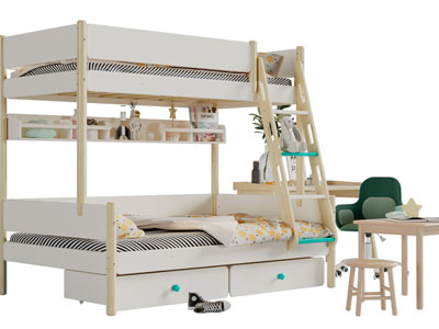 北欧实木儿童上下铺