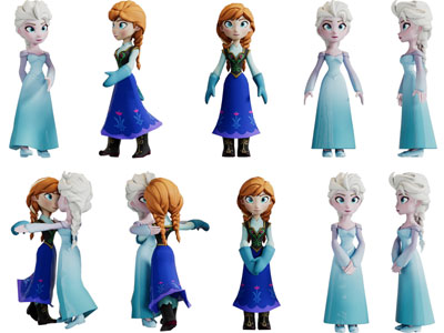 蜜雪冰城爱莎女王布偶玩具