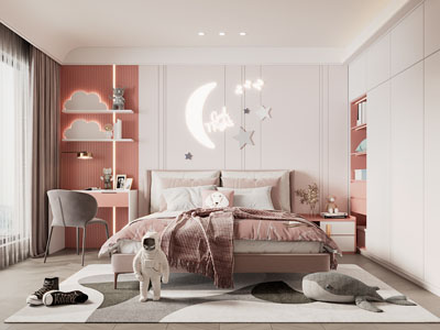 现代儿童房卧室