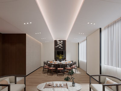 新中式酒店包厢包间