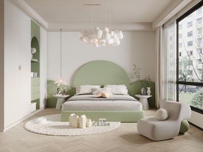 侘寂风儿童房、卧室