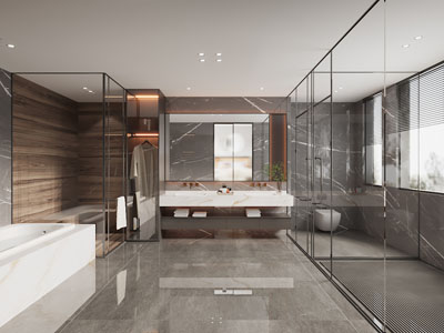 现代酒店卫浴间