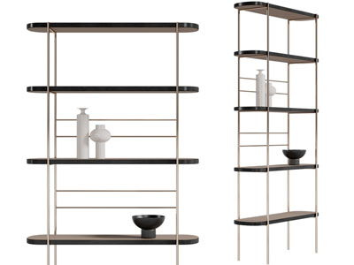 现代轻奢多层置物架、收纳架