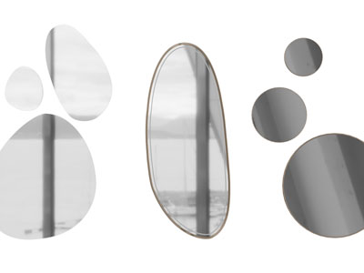 现代不规则装饰镜子