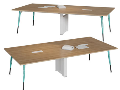 现代长方形书桌