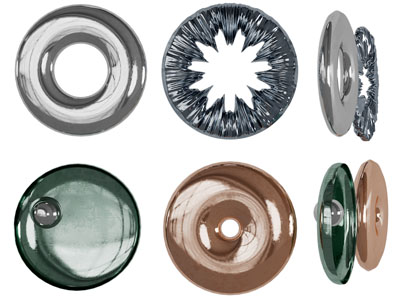 新中式玻璃壁灯