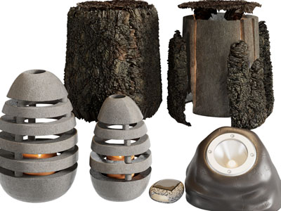 现代户外装饰地灯