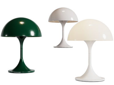 现代半圆形灯罩台灯