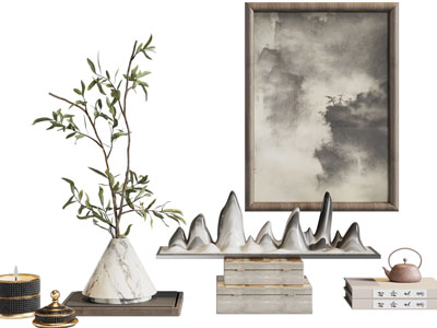 新中式摆件组合