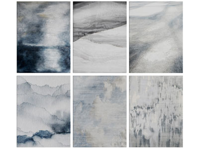 新中式长方形地毯3d模型 新中式长方形地毯