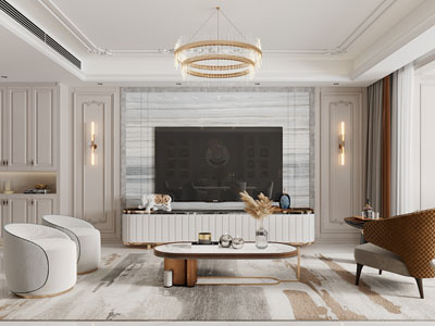 现代轻奢客厅
