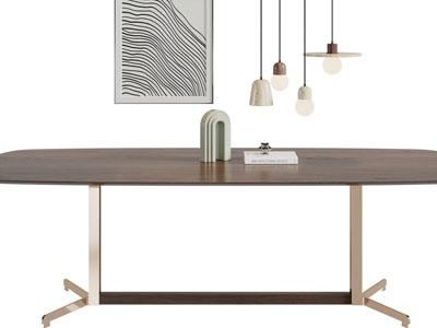 现代桌面摆件组合