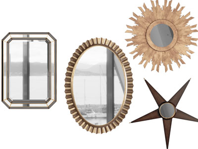现代墙饰装饰镜子、挂件