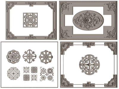 欧式护墙板角线、装饰构件
