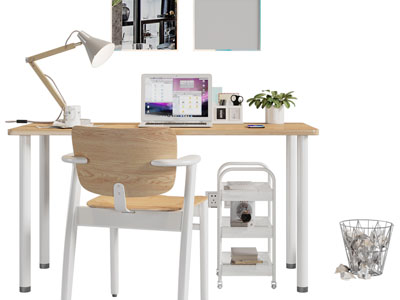现代书桌、电脑桌椅组合