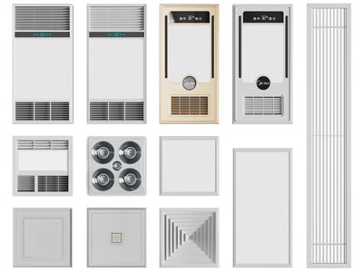 现代浴霸、暖风扇、出风口排风扇