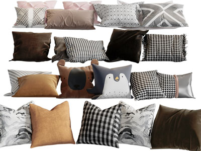 现代方形靠垫抱枕