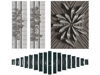 新中式立体墙饰挂件
