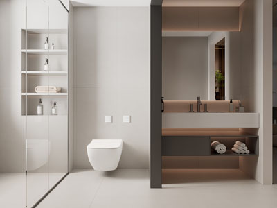 现代卫浴间、洗手间