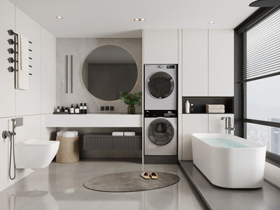 现代洗手间、卫浴间