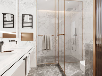 现代轻奢洗手间、卫浴间